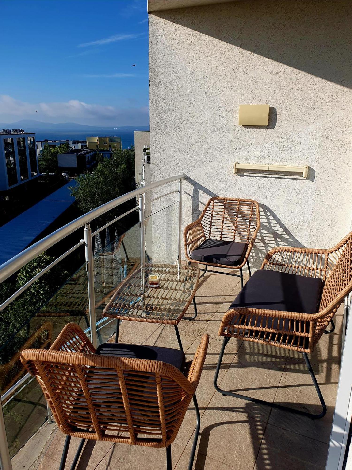 Elena'S Lux Aparthotel - Town & Sea View - Atlantis Spa Sarafovo Exterior foto